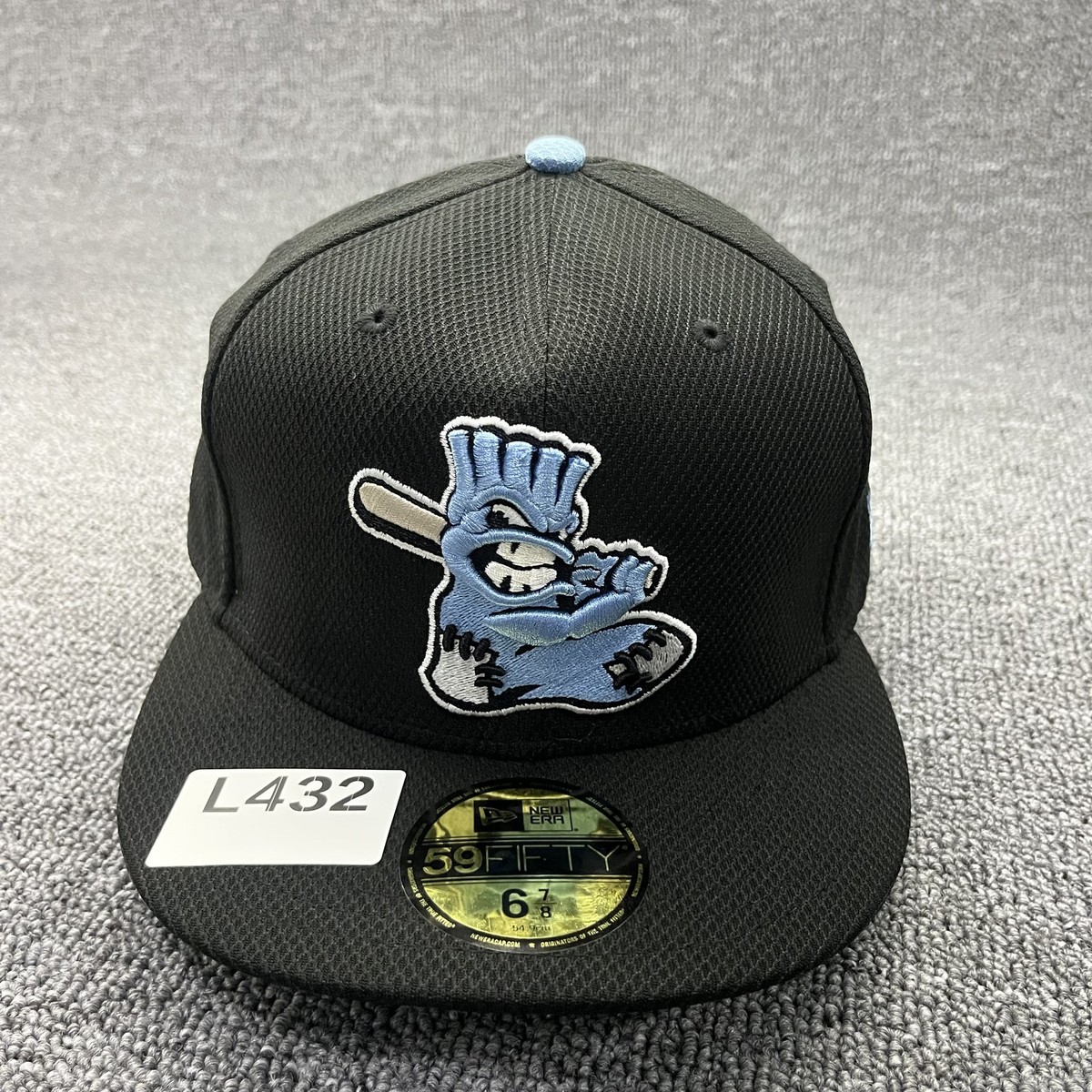 New Era 59FIFTY Sydney Blue Sox ABL On-Field Fitted Hat 6 7/8 Black Blue