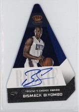 2012 Preferred Panini's Choice Award Rookies Blue 2/49 Bismack Biyombo Auto 1l2