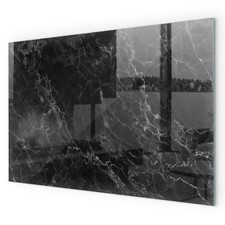 Glass Hearth Plate for Wood Stove Elegant Marble Pattern Square Rectangular