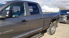 06 Dodge Ram 2500 Quad Cab Door Assembly Rear Left Driver Gray