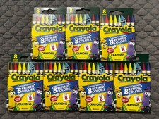 Lot of 7 BOXES NEW Crayola Crayons Limited Edition With 8 retired colors