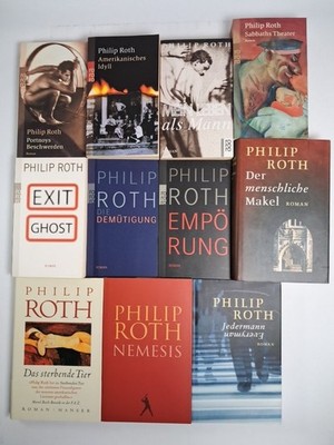 11 Bücher von Philip Roth: Portnoys Beschwerden, Nemesis, Amerikanisches Idyll..