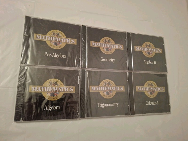 Mathematics Learning CD-Rom PC Lot Of 6
