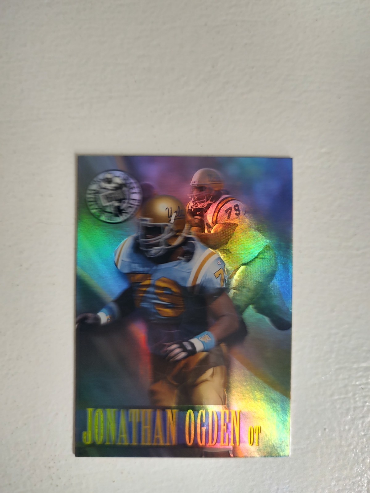 1996 Press Pass - Paydirt Draft Picks Jonathan Ogden #2 Holofoil (RC)