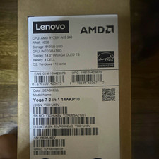 Lenovo Yoga 7 2-in-1 14" Touch Ryzen AI 5 340 16GB 512GB SSD W11H Seashell