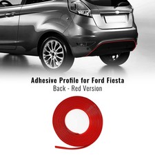 Profilo Rosso Adesivo per Paraurti Posteriore Ford Fiesta