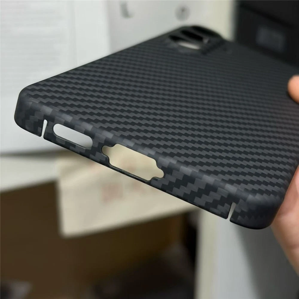 Magnetic Genuine Aramid Carbon Fiber Case For Samsung Galaxy S25 FE Armor Cover - Picture 5 of 6