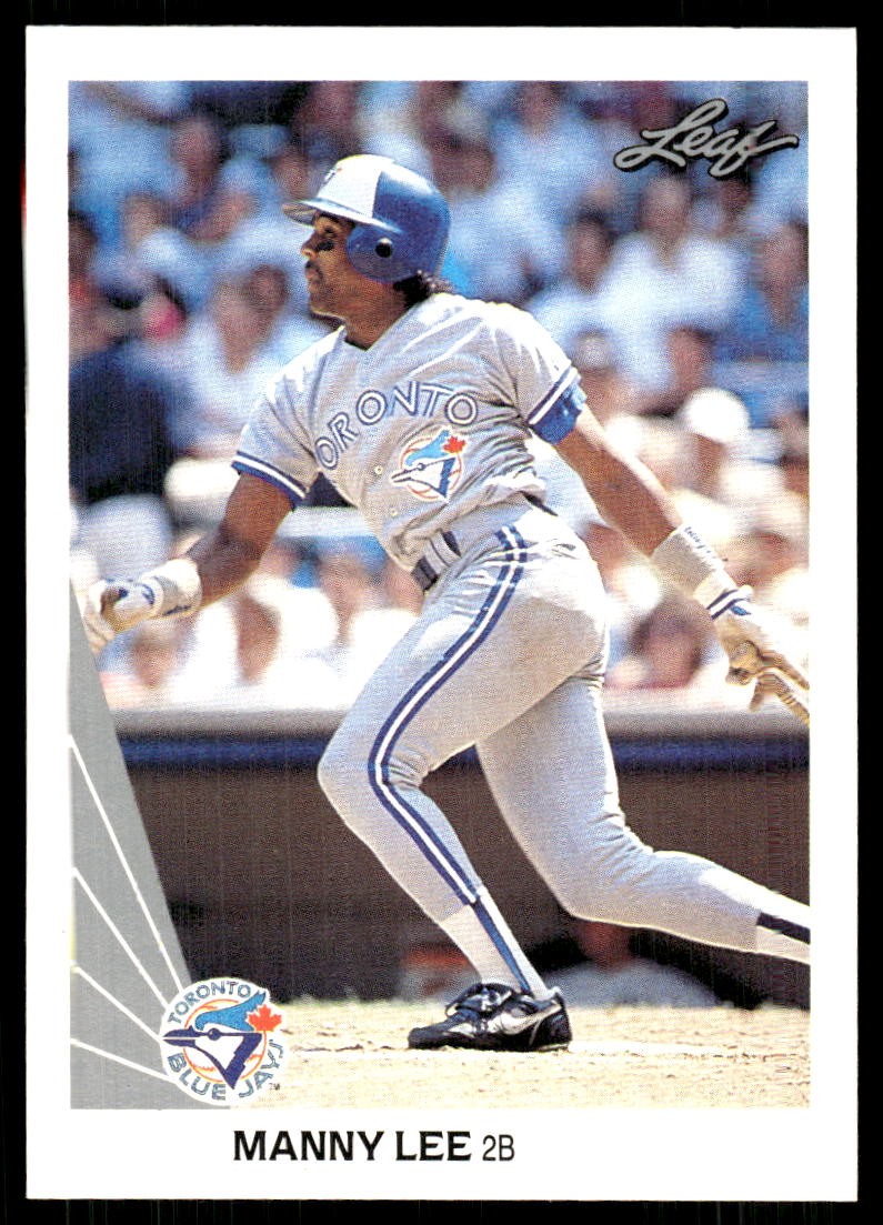 Manny Lee 1990 Leaf #370 Blue Jays FREE SHIPPING StackedPacks