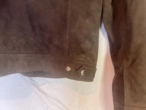 Reiss Jagger Goat Suede Jacket Men's size XS - read description image 11