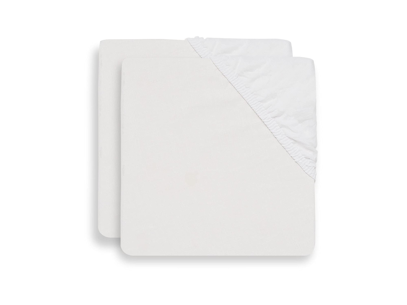 Drap-housse 60x120 en coton blanc pour simplifier la sieste de bébé