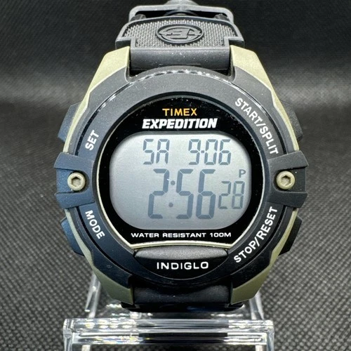 Timex Men's  Expedition Full-Size Vintage 90s Quartz Indiglo