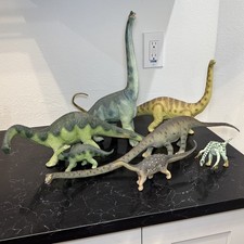 Lote De Colección 7 Dinosaurios Juguete Safari The Carnegie 88 93 96 Bebé Extra Largo Pesado