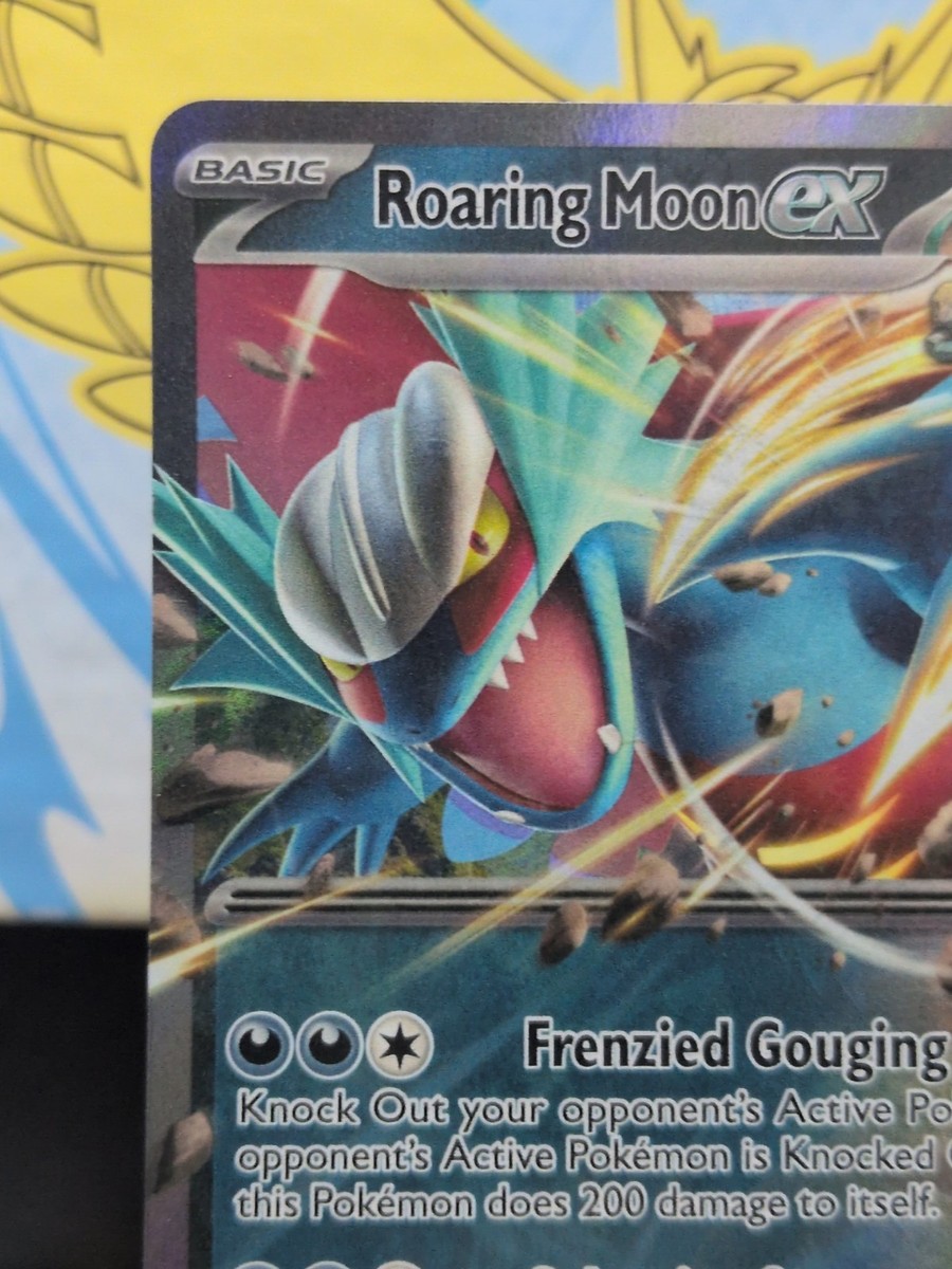 roaring moon ex pokemon card price TCG Paradox Rift Holo Foil 124/182 Double Rare NM/M NP art SIR cards for their complex Roaring Moon ex - 101/187