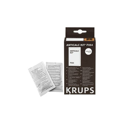 Lot De 2 Sachets Anti Calcaire De 40g Cafetière, Expresso F054001B Krups Seb Moulinex Rowenta Tefal 104466