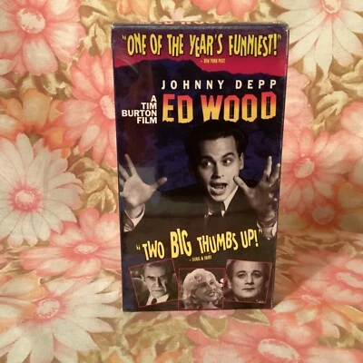 Ed Wood VHS Brand New Factory Sealed Tim Burton Johnny Depp Bill Murray - Image 1 of 3