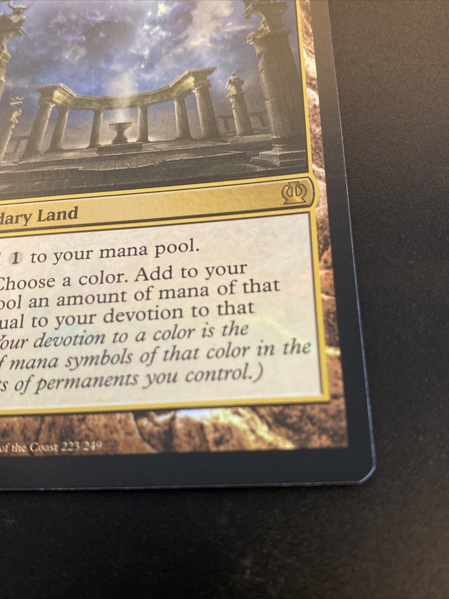 FOIL Nykthos, Shrine to Nyx MTG Theros Set Rare 223/249 NM English