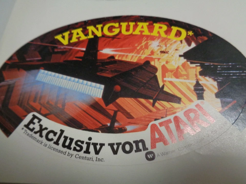 EXCLUSIV VON ATARI --> STICKERBOGEN / MR.-PAC-AN, CENTIPEDE, VANGUARD, PHOENIX - Bild 3 von 4