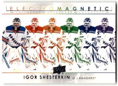 2021-22 Upper Deck Electromagnetic Igor Shesterkin #EM-23 New York Rangers