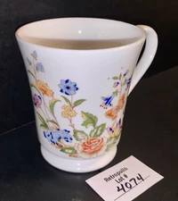 Aynsley Cottage Garden Floral Butterfly Footed Mug Fine Bone China England