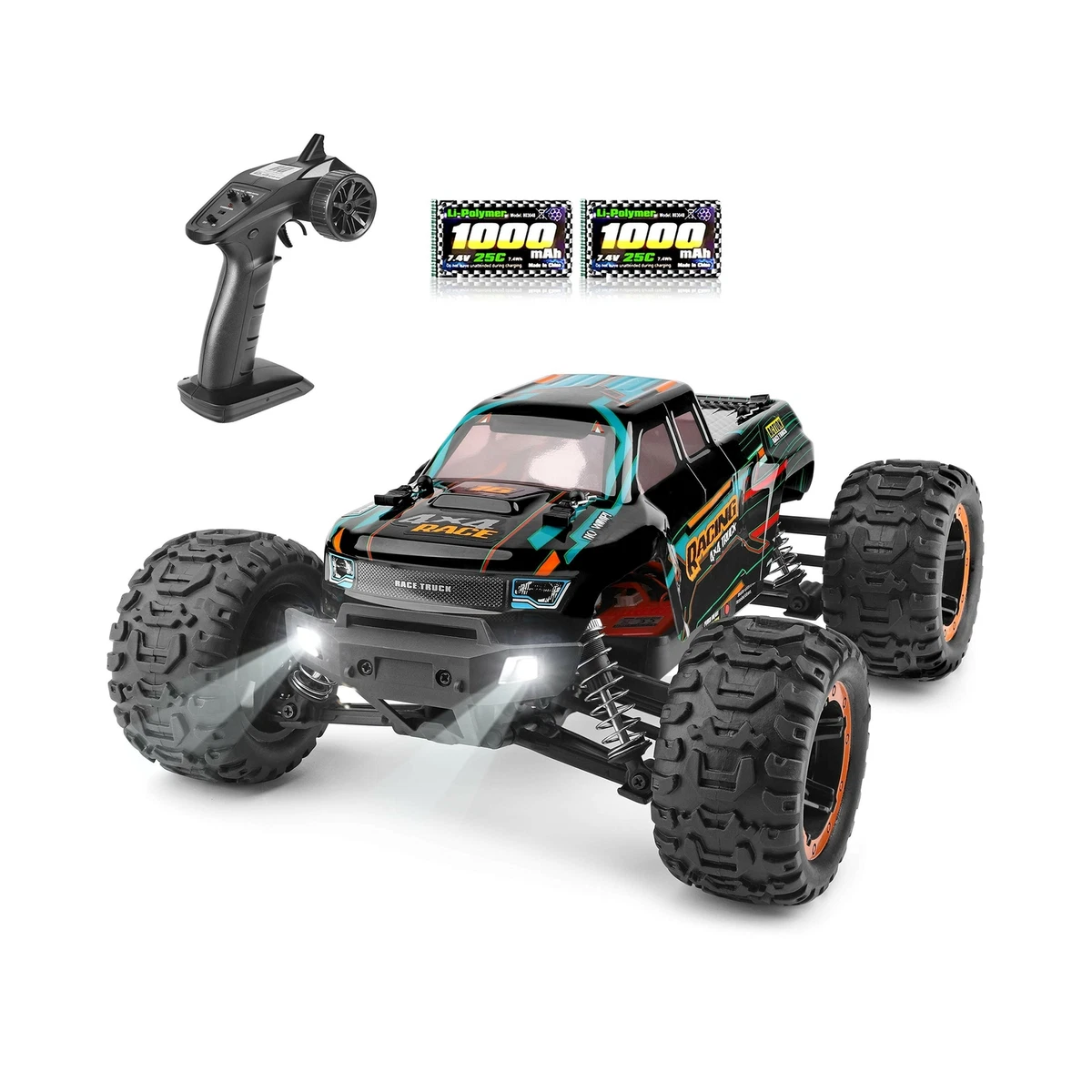 HAIBOXING RC Cars 1:16 Scale 4WD Race Truck 36+KM/H High Speed 16889, 2.4  GHz