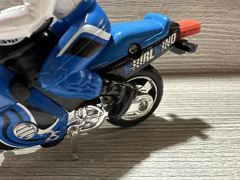 ВИНТАЖНЫЙ 2000 Mattel Hot Wheels Мотоциклетные Гонки *Вихрь* - Изображение 3 из 4