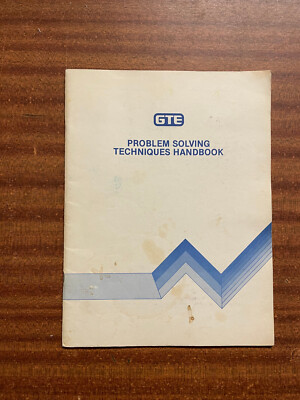 Problem Solving Techniques Handbook - Pub: GTE - 1986 - Paperback