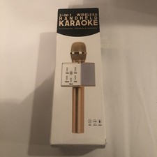 FUNKY RICO Karaoke Microphone And Speaker Used Missing Charging Cord
