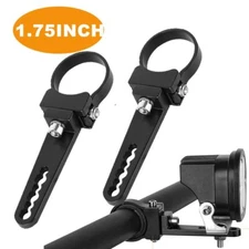 2X 1.5/1.75/2" Bull Bar Roll Cage Mount Bracket Tube Clamps Holder LED Light
