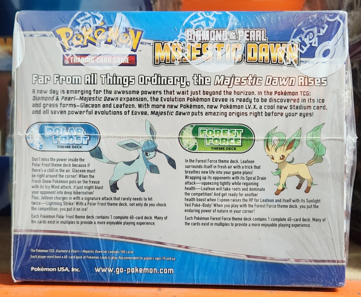 2008 POKEMON DIAMOND & PEARL MAJESTIC DAWN THEME DECK DISPLAY FACTORY  SEALED NEW