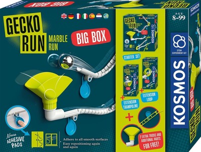 617318 Gecko Run Marble Run Big Box Vorteilspack Erweiterbare Kugelbahn für K...