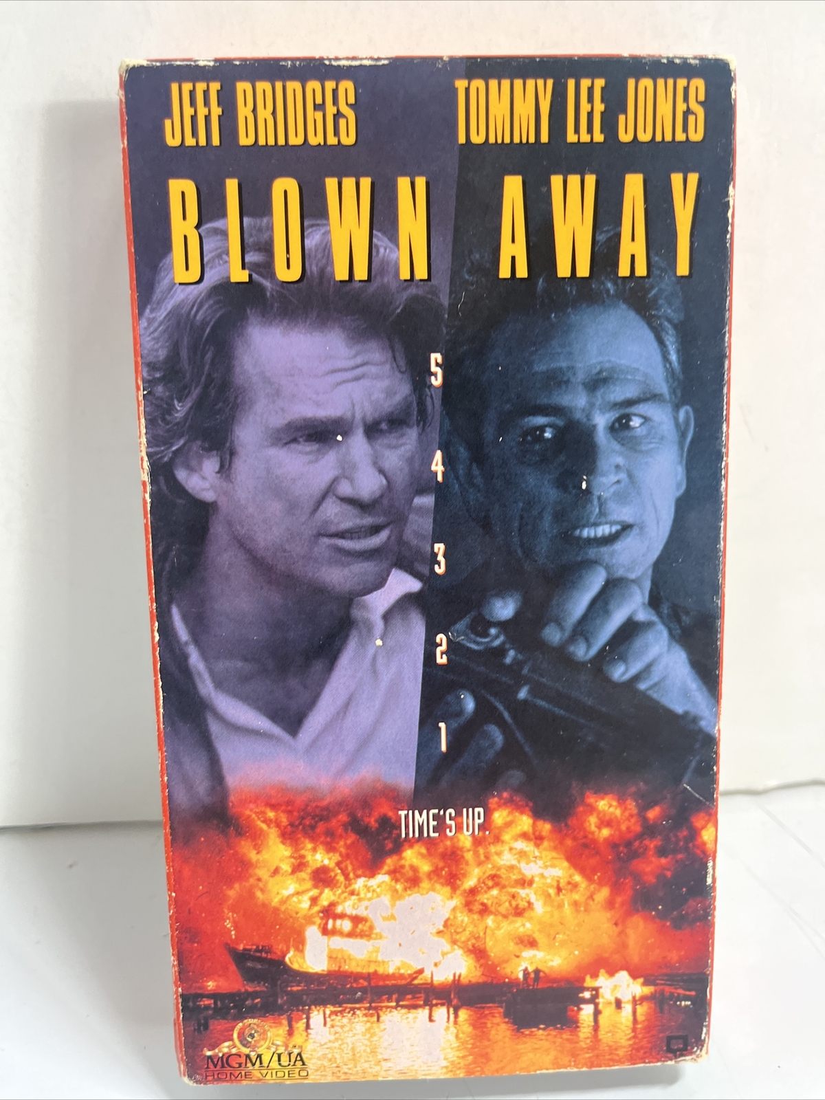 Blown Away VHS 1998 Jeff Bridges Tommy Lee Jones VCR tape movie rental