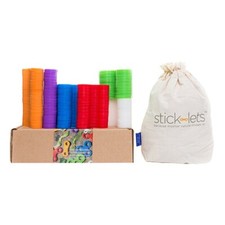 Stick-lets Small Education Kit, 90-Piece w/50 Dowels Combo Pack 00-90, 36-1/4 