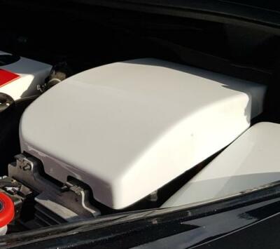 Vauxhall (Opel) Corsa E (inkl. VXR) - Proform Batterieabdeckung - Kunststoff glänzend weiß