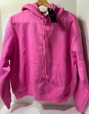 New Levi's Women's Unbasic Hoodie Pullover Sweater - PINK - Size M