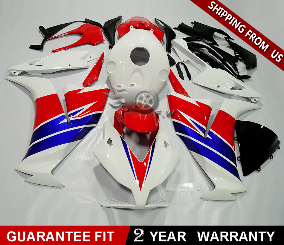 For 12-16 HONDA CBR 1000RR 2012-2016 ABS Plastics Kit Red White