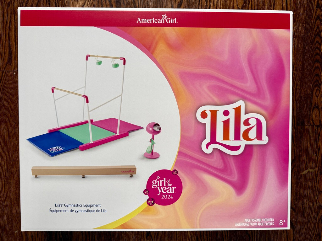 American Girl Doll of 2024 Lila Gymnastics Equipment Set Bars Mat