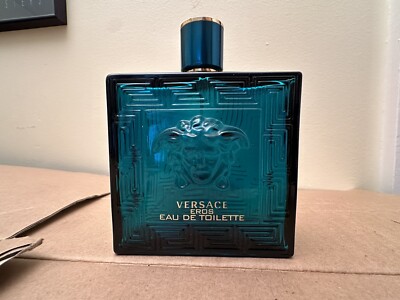 EMPTY BOTTLE!!  Versace Eros Eau De Toilet 200 ML EDT Spray  6. 7 FL Oz