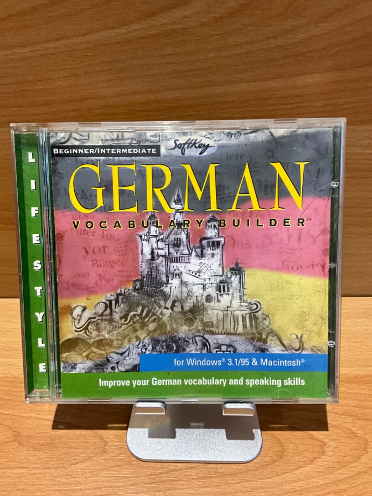 Vintage German Vocabulary Builder PC CDROM By Softkey