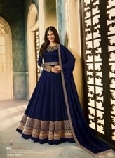 Indian Ethnic Bollywood Designer Gown New Dress Women Bridal Top Ethnic Women's