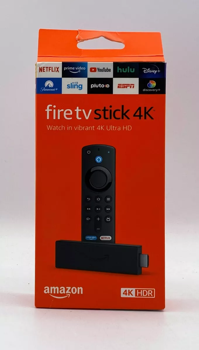 Fire TV Stick 4K with Alexa Voice Remote (includes TV controls)  Dolby Vision Fire Stick, smart TV, smart device, 4K resolution