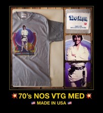 vTg 1977 NOS Star Wars Luke Skywalker Last Jedi Kenner Han Solo story T-Shirt M