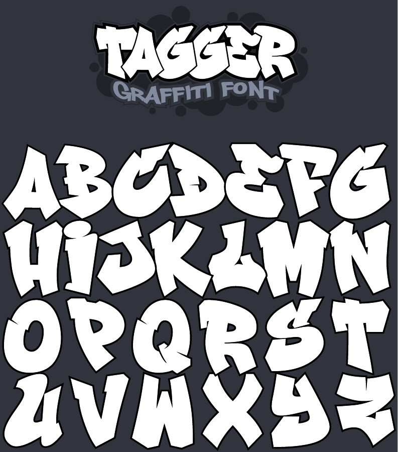 Vector Graffiti Font Tagger eBay