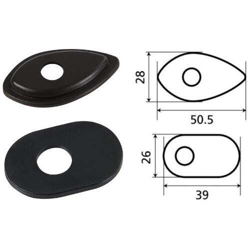 FÜR HONDA CBR 600 F SPORT ROT REPLIK 2 BLINKER + 4 ADAPTER VERKLEIDUNG MOTORRAD HONDA - Bild 5 von 8