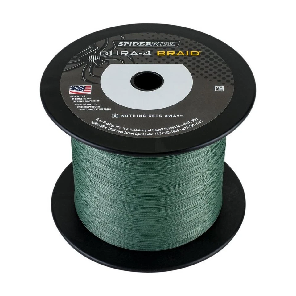 SPIDERWIRE DURA-4 BRAID 1800MT CARPFISHING PE BRAID TRECCIA TRECCIATO MULINELLO - Imagen 2 de 2