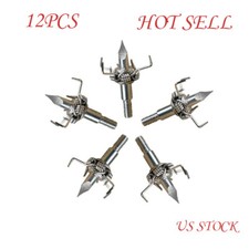 12PCS High Quality Broadhead Hunting Small Animal Game Short Paw Judo Point Head