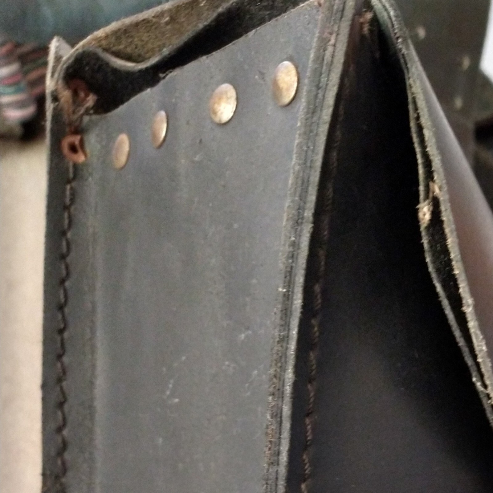 motorcycle saddlebags leather used eBay