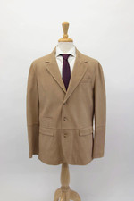 NWT 8495 Brunello Cucinelli Men Leather Suede Jacket W/Logo Buttons Size M A252