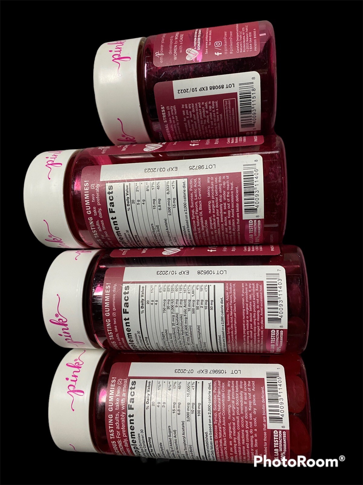 Nature&rsquo;s truth Pink simply radiant vitamin Lot(4 bottles pictured)