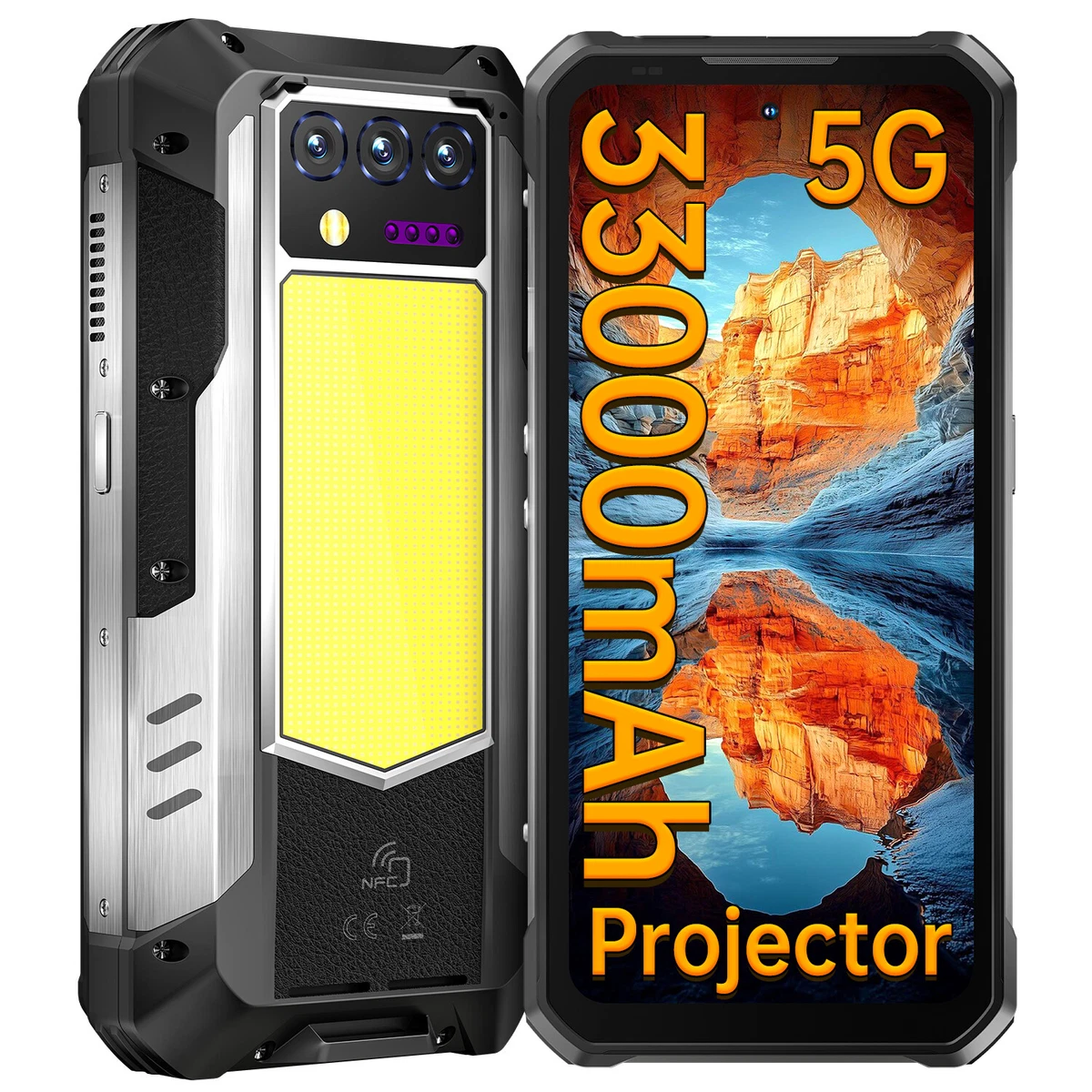 OUKITEL WP53 Outdoor Smartphone Android 15, 11000mAh, 24GB+128GB
