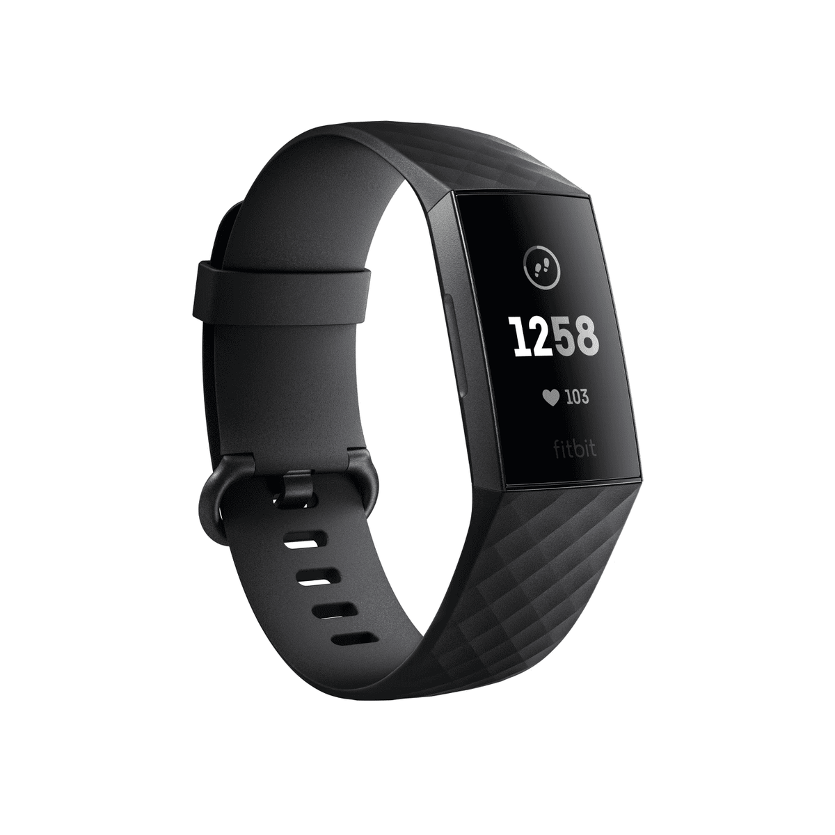 Fitbit FB410GMBK Charge 3 Fitness Tracker Graphite/Black No Fitbit  